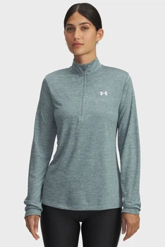 Жіночий бірюзовий лонгслів Tech 1/2 Zip-Twist Under Armour SM 1384225-587