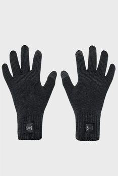Чоловічі чорні рукавички UA Halftime Gloves Under Armour S/M 1373157-001