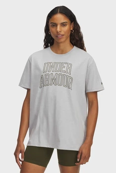 Жіноча світло-сіра футболка Rival OS Campus Tee Under Armour S 6007883-011