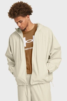Чоловіча бежева вітровка Rush Woven FZ Under Armour LG 1382896-273