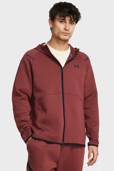 Чоловіче червоне худі UA Unstoppable Flc FZ Under Armour L 1379806-688