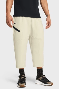 Чоловічі бежеві спортивні штани Unstoppable Flc Baggy Crop Under Armour M 1384010-273