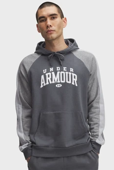 Чоловіче сіре худі UA Rival Flc CB Hood Under Armour LG 6003958-025