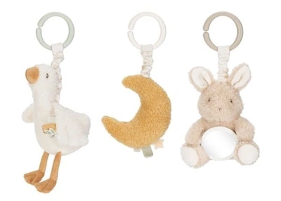 Набір із 3 підвісок Little Dutch Newborn Naturals Goose & Bunny (8713291884205)