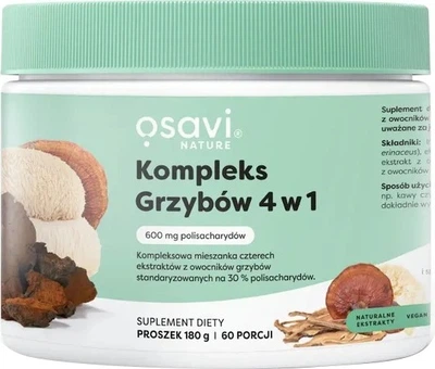 Комплекс грибів Osavi 4 в 1 180 г (5904139925942)