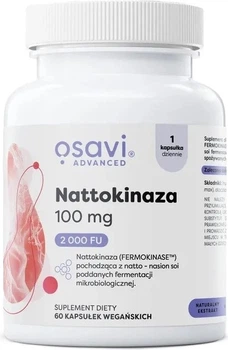 Наттокіназа Osavi 100 мг 60 капсул (5904139926864)