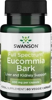 Еукомія в'язова Swanson 400 мг 60 капсул (87614116525)