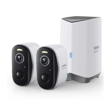IP-камера відеоспостереження Baseus Security N1 Plus Outdoor Camera 2K 2-Cam Kit S0TY002131 White