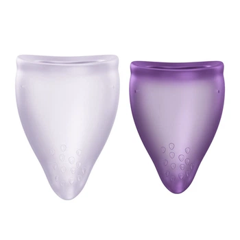Набір менструальних чаш Fun Factory FUN CUP EXPLORE KIT, 2 шт., Multicolored Violet, об'єми 20 та 30 мл
