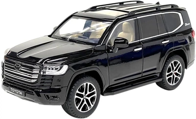 Автомодель Techno Drive Toyota Land Cruiser Черная 1:24 (KM08222)