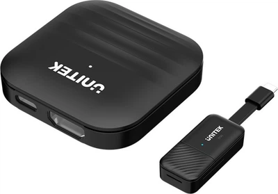 Подовжувач HDMI-сигналу Unitek USB-C Wireless HDMI Extender Kit Black (V1184A01)