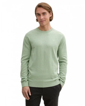 Кофта men's Pullover sweater 1039810-37098 Tom Tailor L Фісташковий 1039810-37098 XXL