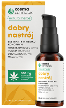 Конопля Cosma Cannabis Good Mood Natural Herbs краплі 30 мл (5905679840405)
