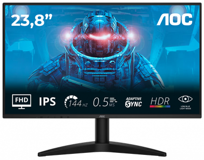 Монитор 23.8" aoc 24b36x Black