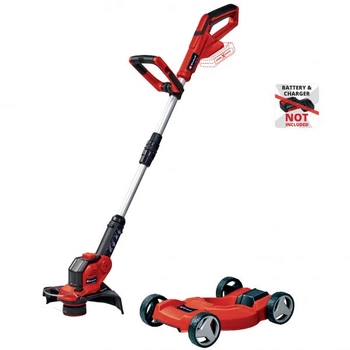 Триммер аккумуляторный Einhell ge-ct 18/28 Li TC-Solo 18в 8500об/мин 28см леска и тележка 2.15кг без акб и зп 3411212