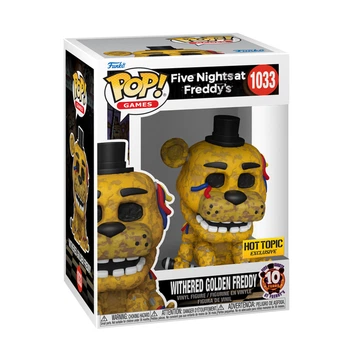 Игровая фигурка Funko POP! Withered Golden Freddy 1033 - Поломанный золотой Фредди Фанко поп 83091