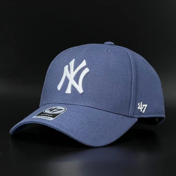 Cиняя кепка 47 brand MLB New York Yankees B-MVPSP17WBP-TB