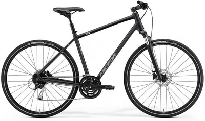 Велосипед гібрид Merida Crossway 100 28 2024 Black Gloss