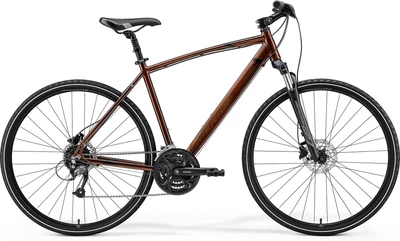Велосипед гібрид Merida Crossway 40 28 2021 Brown