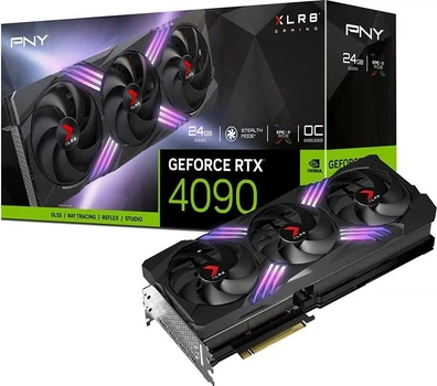Відеокарта PNY GeForce RTX 4090 24 GB OC XLR8 Gaming Verto EPIC-X RGB TF (VCG409024TFXXPB1-O)
