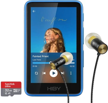 Hi-Res плеєр Hiby R1 Set Version Blue