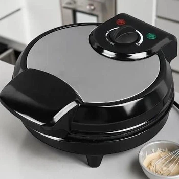 Вафельниця електрична BITEK BT 1200Вт для хрустких тоненьких вафель ріжків антипригарна (ОZZ)