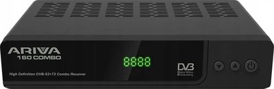 Цифровий тюнер наземного телебачення Ferguson Ariva 160 Combo Black (DVB-S/S2, DVB-T/T2 H.264)