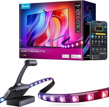 Набір адаптивного Ambilight підсвічування для 55-65" діагоналі, Govee TV Backlight 3 Pro (H66A0)