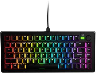 Клавіатура дротова Glorious GMMK 3 75% Black (GLO-KB-GMMK3-75-PB-FOX-W-BLK-US)