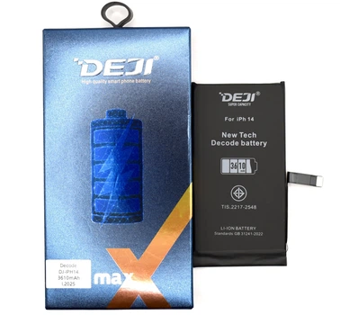 Аккумулятор повышенной емкости для iPhone 14 Decode 3610 mAh без уведомления про неизвестную запчасть Deji Original