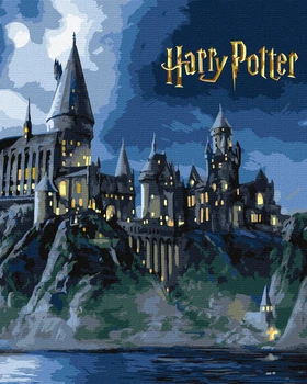 Картина по номерам WB Harry Potter: Хогвартс ночью KHO5230