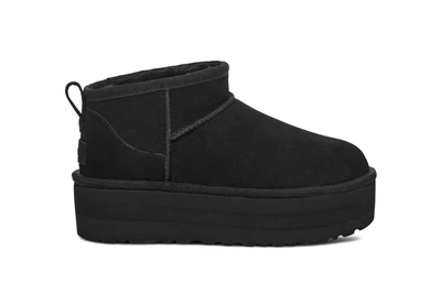 Жіночі Уггі на платформі UGG Ultra Mini Platform Black 36 Чорні