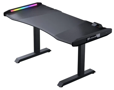 Стіл геймерський Cougar Mars Pro 150 з RGB-підсвіткою, USB Type-C та Audio-хабом