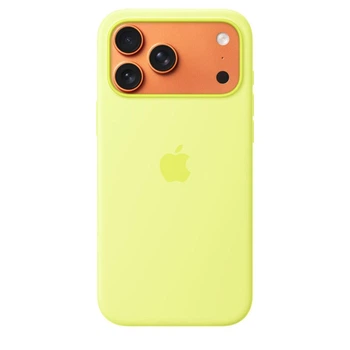 Чохол OEM Silicone Case для iPhone 17 Pro Max with MagSafe Neon Yellow