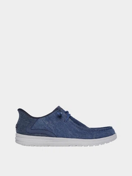Чоловічі мокасини Skechers 45 Синій 210959 DEN