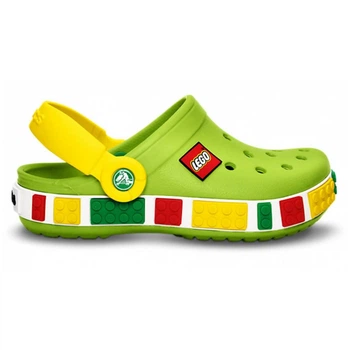 Кроксы детские Crocs Lego Green 25