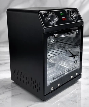 Професійний сухожаровий шафа SM-220 – 600 Вт, 12 л, до 220°C, стерилізація 99,9% бактерій чорний