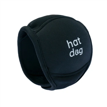 Шолом звукоізоляційний для собак Hat-Dog M - чорний