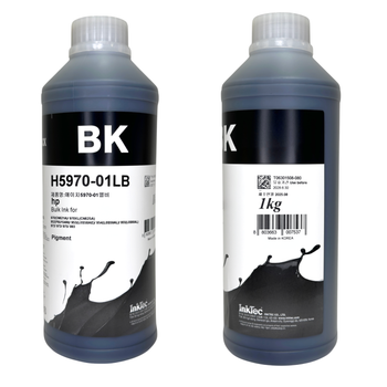 Пігментне чорнило InkTec, серія: H5970, для принтерів Hewlett-Packard (Pigment – BLACK – 1л)