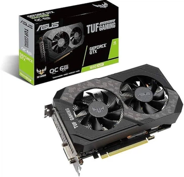 Видеокарта ASUS GTX 1660 6Gb Super TUF Gaming OC (TUF-GTX1660S-O6G-GAMING)