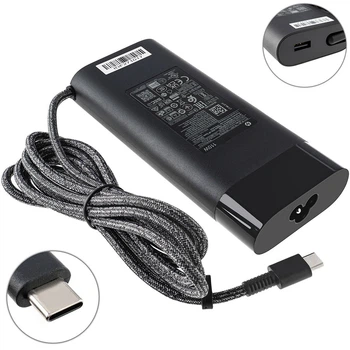 Блок живлення для ноутбука HP Type‑C 110W, чорний, OVALE, Original