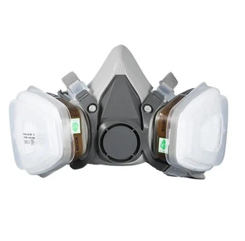 Полумаска 3M 6200 (М) в комплекте с фильтрами KWeld — защита от краски и растворителей.