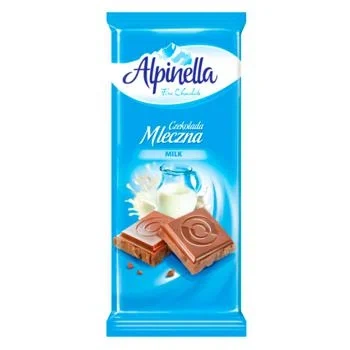 Шоколад молочний Alpinella 90г