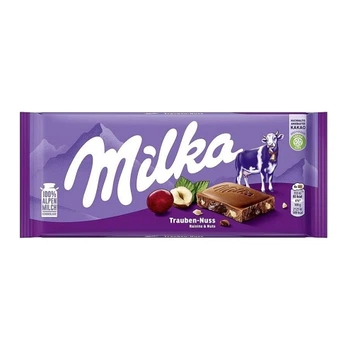 Шоколад Milka Trauben Nuss 90г