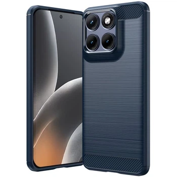 Силиконовый (TPU) чехол UniCase Carbon для Motorola Edge 70 Fusion - Blue