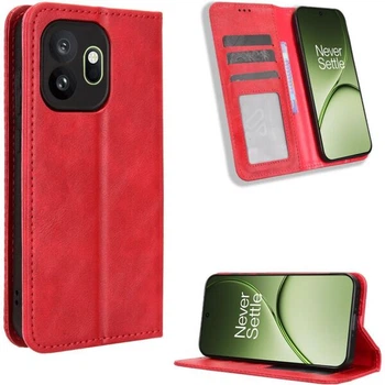 Чохол-книжка Deexe Retro Style для OnePlus 15T - Red
