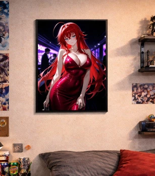 Постер в рамці під скломWaifu Night Style А3