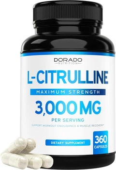 Добавка премиум-класса оксид азота цитруллин Dorado Nutrition L Citrulline 3000mg 360 капсул