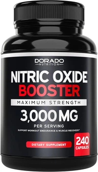 Добавка премиум-класса оксид азота Dorado Nutrition Nitric Oxide 240 капсул