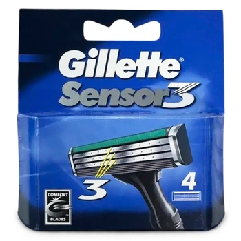 Сменные картриджи Gillette Sensor-3, 4 шт
